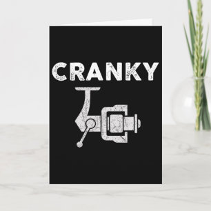 Cartão Camisa engraçada de Dia dos Pais para homens Crank