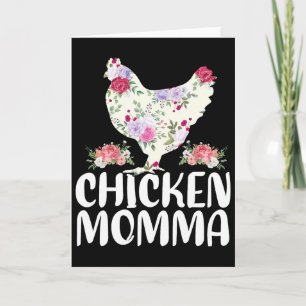 Cartão Camisa engraçada de mãe frango para mulheres dia d