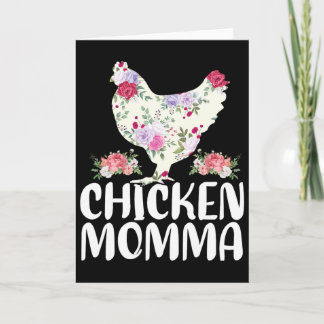 Cartão Camisa engraçada de mãe frango para mulheres dia d