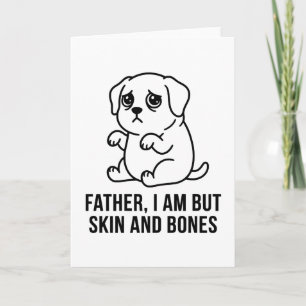 Cartão Camisa engraçada de pai cachorro Eu Sou Mas Gráfic