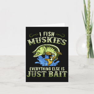 Cartão Camisa Musky Fish Gift Idea Muskie