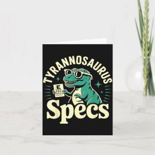 Cartão Camisa Optometria Dinossauro Optometrista Óptico