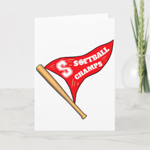 Cartão Camisa Personalizada Lendária Senhoras Softbol Cam