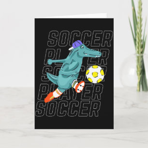 Cartão Camisa Tinta de Futebol para Crianças