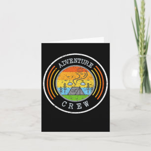 Cartão Camisas Correspondentes Para Aventura De Campanha