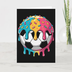 Cartão Camisas de Futebol Meninos Meninas Crianças Sorvet
