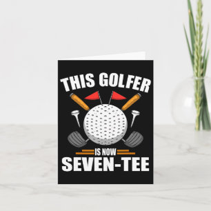 Cartão Camisas De Golfe De Aniversário Para Golfista 70