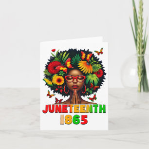 Cartão Camisas do Juneteenth 1865 Mulheres Celebrando a L