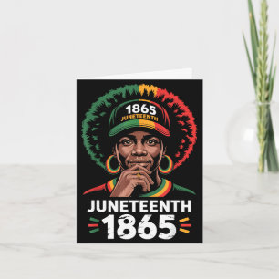 Cartão Camisas Juneteenth orgulho negro afro homens mulhe