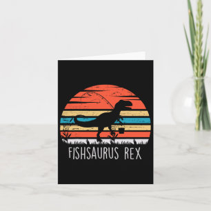 Cartão Camiseiros De Pressão Para Rapazes Fishsaurus T Re
