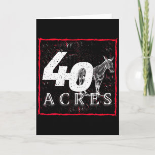 Cartão Camiseta 40 Acres E Uma Mula História Negra