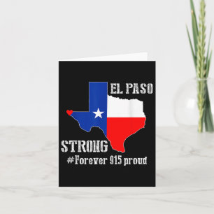 Cartão Camiseta 915 Orgulhoso El Paso Forte 