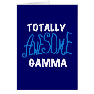 Cartão Camiseta azul e presentes da gama totalmente