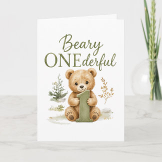 Cartão Camiseta Beary ONEdivino 1º Aniversário