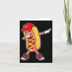 Cartão Camiseta De Cachorro Quente 4 De Julho Merica Quen
