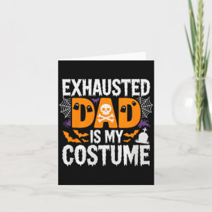 Cartão Camiseta de homem Cansado Pai é Meu Disfarce Homen