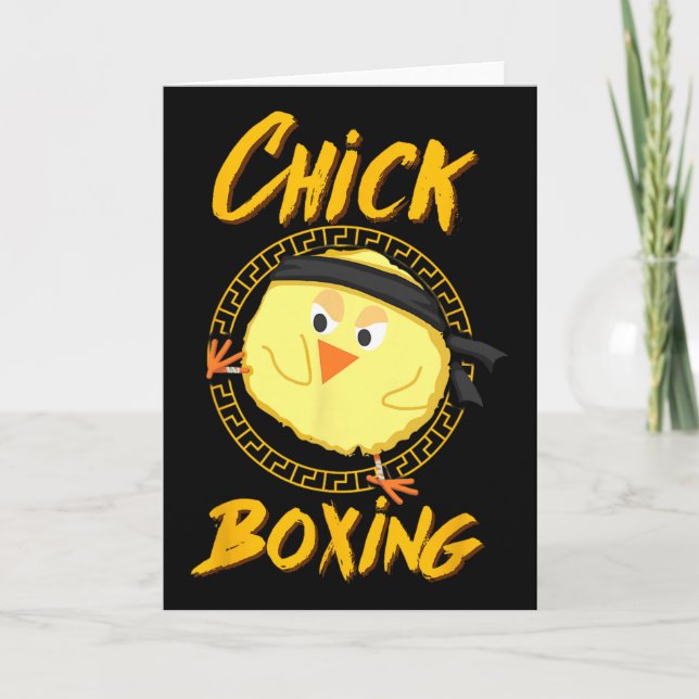 Cartão Camiseta de Kickboxing de Boxe para Competidoras F (Frente)