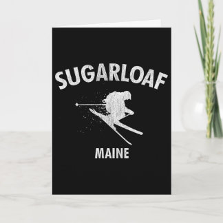 Cartão Camiseta de presente de esqui de Sugarloaf Ski Mai