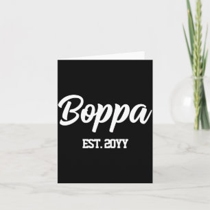 Cartão Camiseta de presente para o vovô no ano do Boppa e