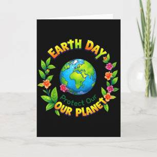 Cartão Camiseta Dia da Terra 2025 Terra Feliz Dia da Terr