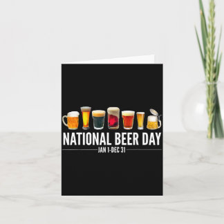Cartão Camiseta DIA NACIONAL DA CERVEJA Homens Mulheres P