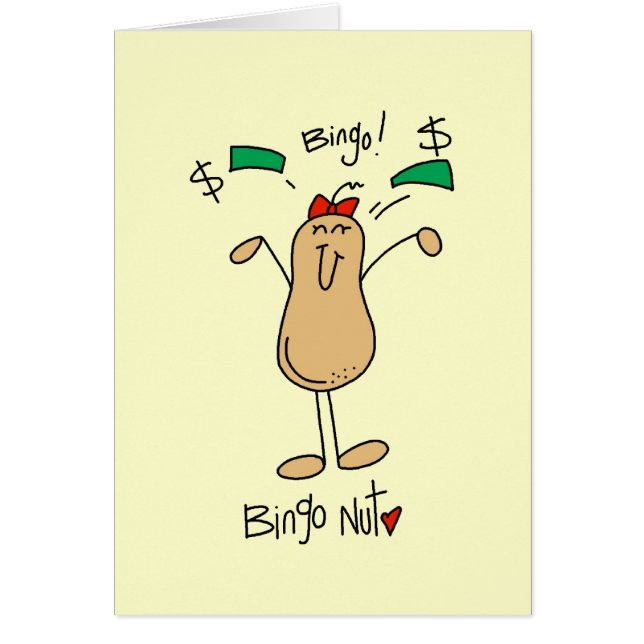 Cartão Camiseta e presentes da porca do Bingo (Frente)