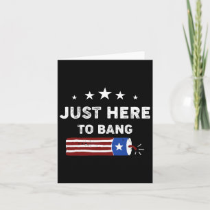 Cartão Camiseta Gráfica Amante de Fogos de Artifício do D