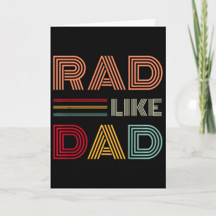 Cartão Camiseta Kids Retro Radical Como o Papai Correspon