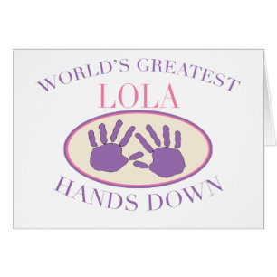 Cartão Camiseta Melhor Lola Sem Dúvida