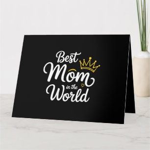 Cartão Camiseta Melhor Mãe do Mundo Mulheres Melhor Mãe d