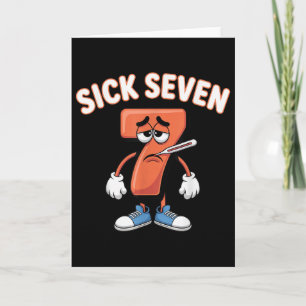 Cartão Camiseta Meme Sick Seven Seis Sete Brincadeira Div