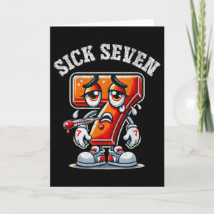 Cartão Camiseta Meme Sick Seven Seis Sete Brincadeira Div