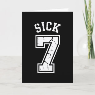 Cartão Camiseta Meme Sick Seven Seis Sete Diversão