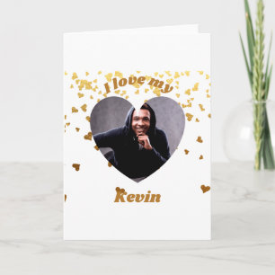 Cartão Camiseta Nome Foto Coração Eu Amo Meu Namorado