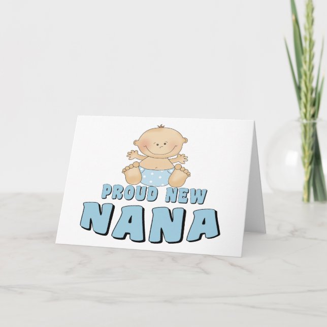 Cartão Camiseta Orgulhosa Nova Nana (Frente)