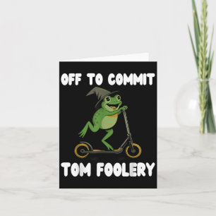Cartão Camiseta Para Fazer Travessuras Sapo Toad Weirdcor