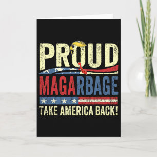 Cartão Camiseta Proud Mega Lixo Orgulhoso Por Ser Lixo Tr