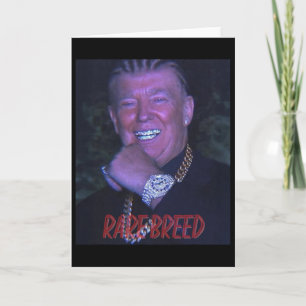 Cartão Camiseta Rare Breed Trump Iced Out Streetwear