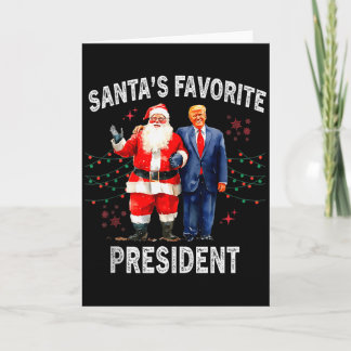 Cartão Camiseta Regata Engraçada do Presidente Favorito d
