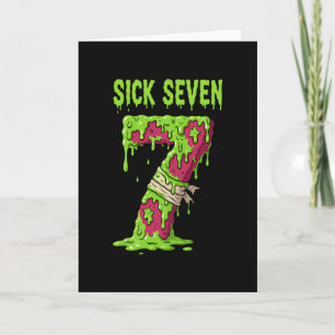 Cartão Camiseta Sick Seven Meme Six Seven Brincadeira Eng