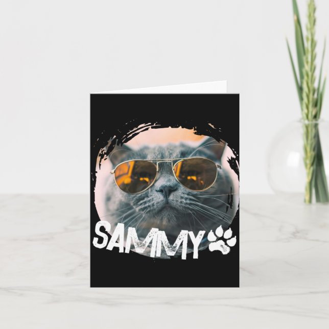 Cartão Camiseta Simples Moderna de Animais de Estimação c (Frente)