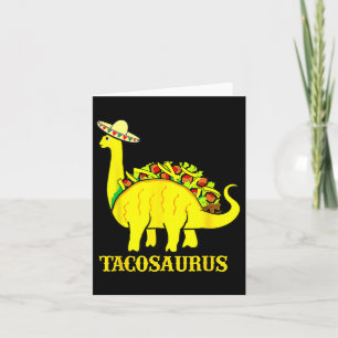 Cartão Camiseta Tacosaurus Cinco De Mayo Dinossauro Taco 