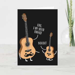 Cartão Camiseta Uke Engraçado Eu Sou Seu Pai Ukulele Guit