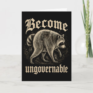 Cartão Camiseta Viral do Guaxinim Jimothy Tornar-se Ingov