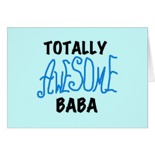 Cartão Camisetas Baba e presentes totalmente incríveis