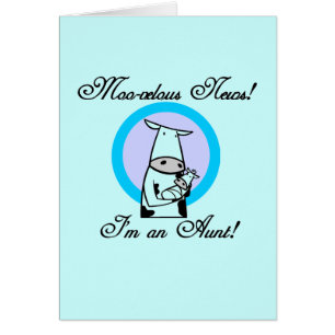 Cartão Camisetas e presentes de tia nova e veloz