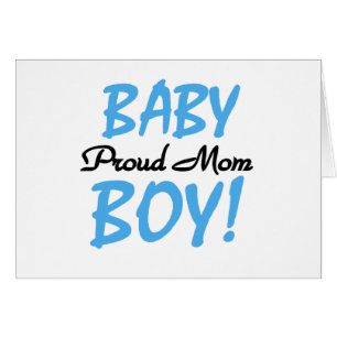 Cartão Camisetas e presentes para bebês da mãe orgulhosa