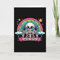 Camisetas engraçadas de Halloween de esqueleto nun