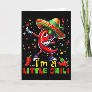 Cartão Camisetas infantis Dabbing Chili Pepper Cinco De M