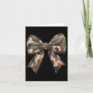 Cartão Camo Coquette Arco Duck Caça Meninas Crianças Mulh